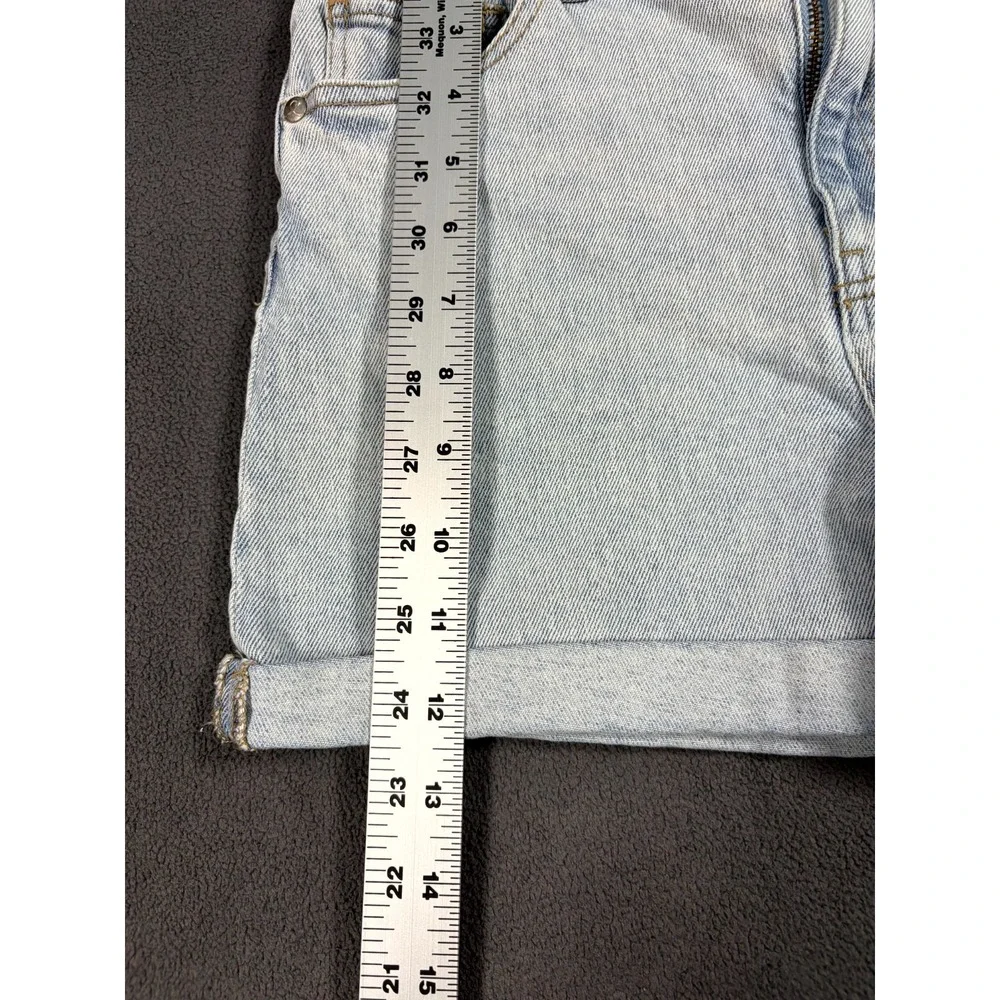Art Class Cut Off Shorts Girls XL (14-16) Blue Denim Cotton Stretch Flat Front
